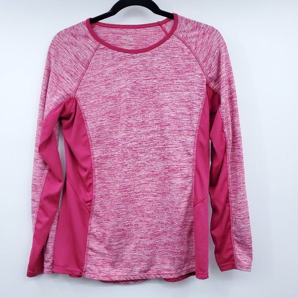 Danskin Athletic Raglan Fitted Tops, L - Picture 5 of 9